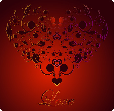 vector flower backgroundのイラスト素材