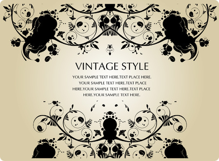 vector flower backgroundのイラスト素材