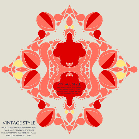 vector flower backgroundのイラスト素材