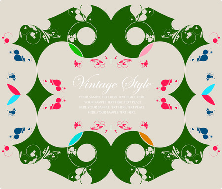 vector flower backgroundのイラスト素材