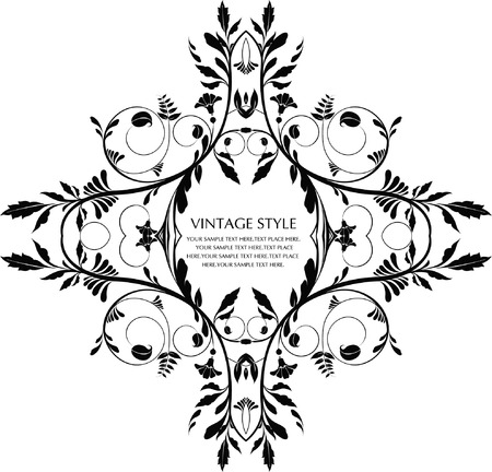 vector flower backgroundのイラスト素材