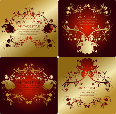 vector flower backgroundのイラスト素材