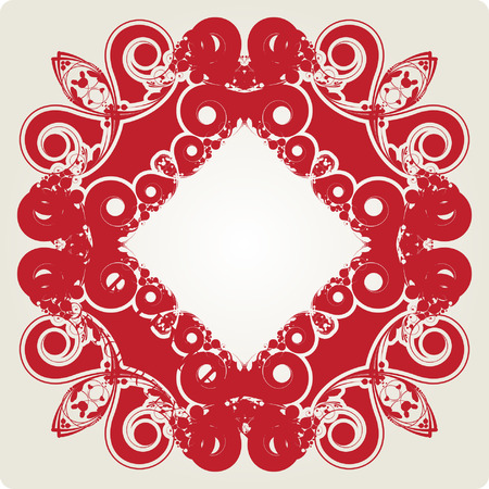 vector flower backgroundのイラスト素材