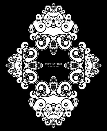 vector flower backgroundのイラスト素材