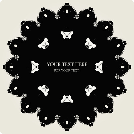 vector flower backgroundのイラスト素材