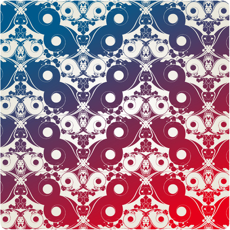 vector flower backgroundのイラスト素材