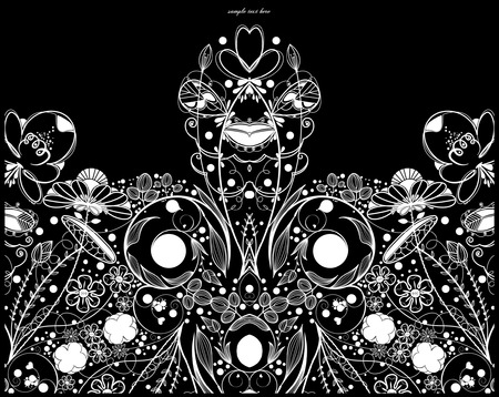 flower backgroundのイラスト素材