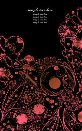 flower backgroundのイラスト素材