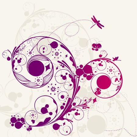 flower backgroundのイラスト素材