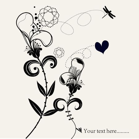 flower backgroundのイラスト素材