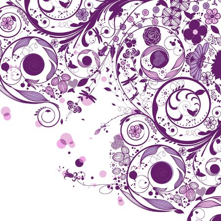 flower backgroundのイラスト素材