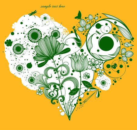 flower backgroundのイラスト素材