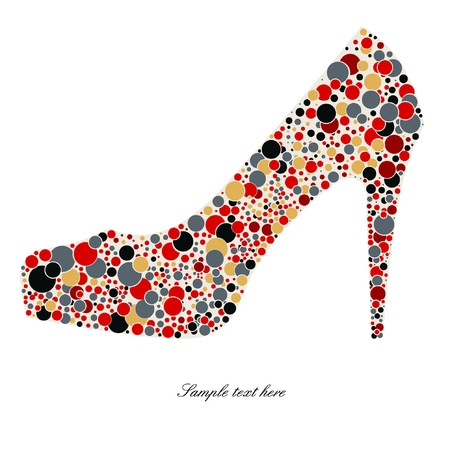 High-heeled shoes のイラスト素材