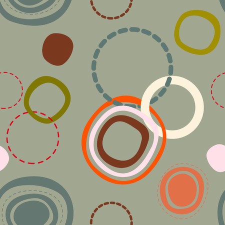 Retro Floral (Seamless Pattern) のイラスト素材