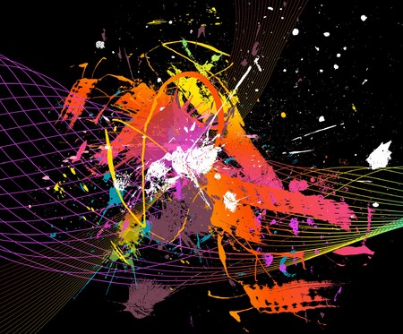 splash backgroundのイラスト素材