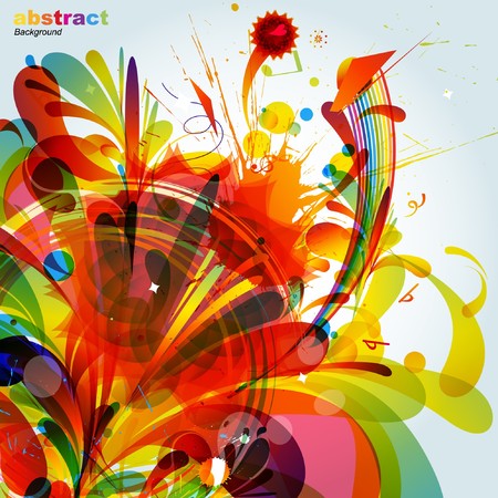 Abstract Background のイラスト素材