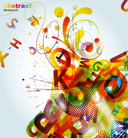 Abstract Background のイラスト素材