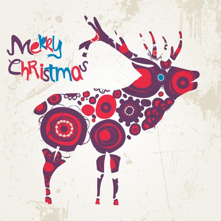 deer-xmasのイラスト素材