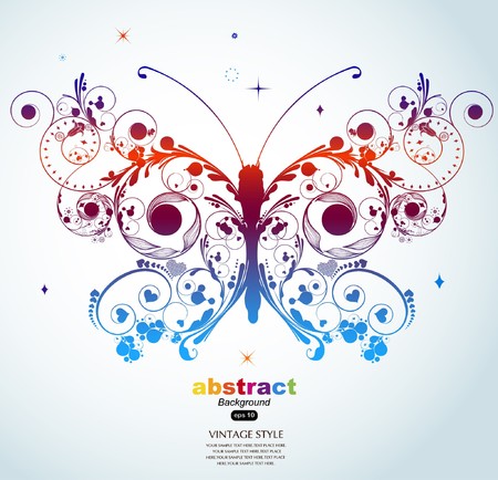 butterflyのイラスト素材