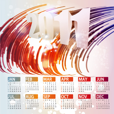 2011のイラスト素材