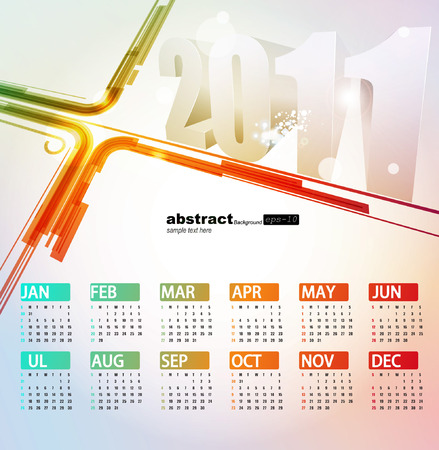 2011のイラスト素材