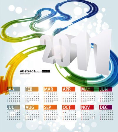 2011のイラスト素材