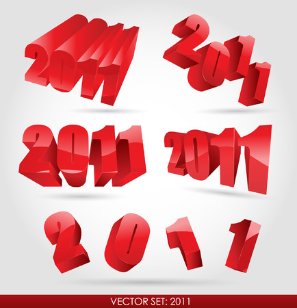 2011のイラスト素材