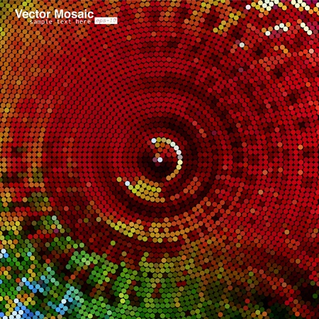  mosaicのイラスト素材