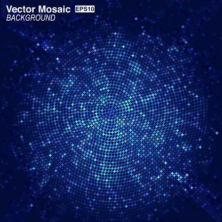 Illustration for vector mosaic - Royalty Free Image