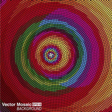 vector mosaicのイラスト素材