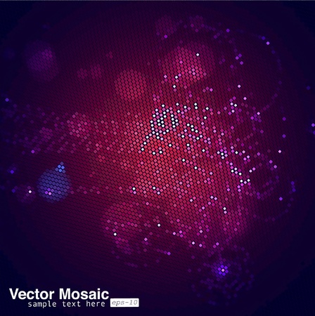 vector mosaicのイラスト素材