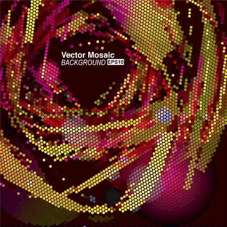 vector mosaicのイラスト素材