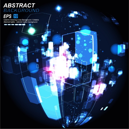 Abstract Background Vectorのイラスト素材