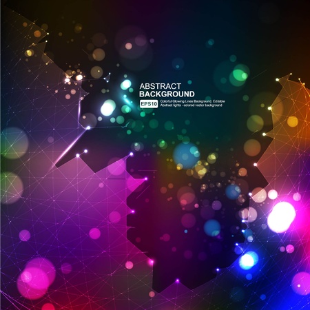 Abstract Background Vectorのイラスト素材