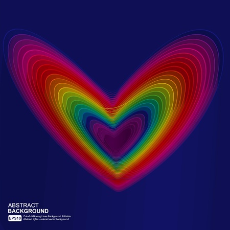 3d colorful background -loveのイラスト素材