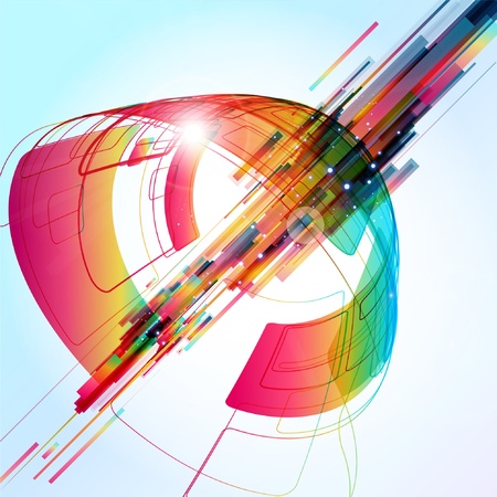 Abstract Background のイラスト素材