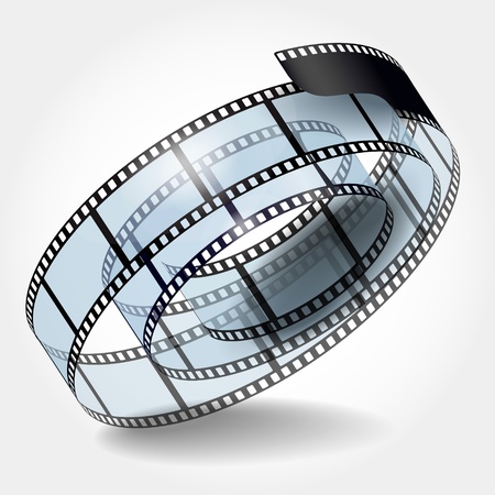 Film strip vector background のイラスト素材