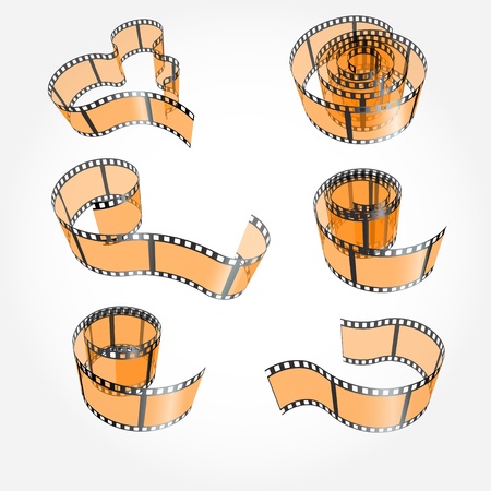 Film strip vector background のイラスト素材