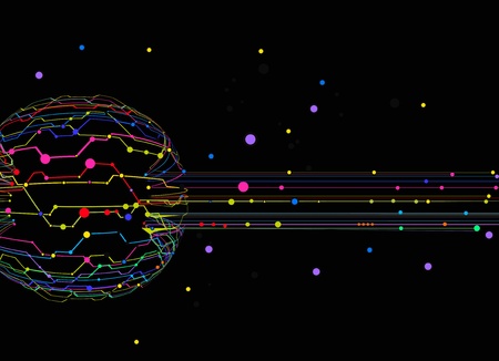 Abstract Background Vector のイラスト素材