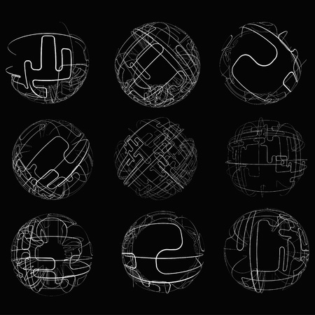 Abstract Background Vectorのイラスト素材