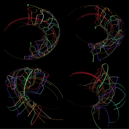 Abstract Background Vectorのイラスト素材