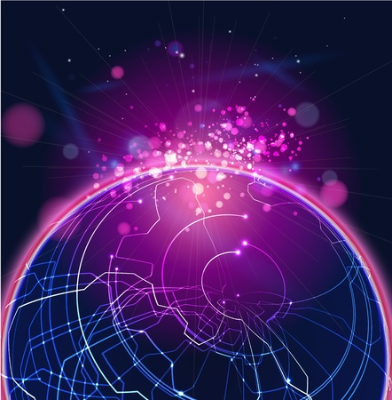 Abstract Background Vectorのイラスト素材
