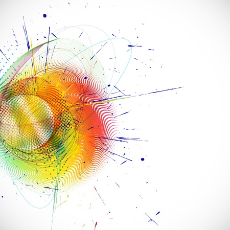 Abstract Background Vectorのイラスト素材