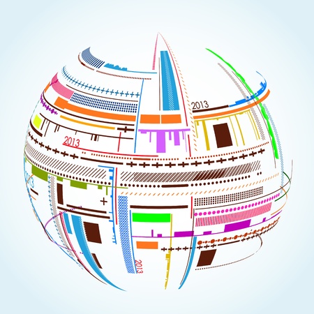 Abstract Background Vectorのイラスト素材