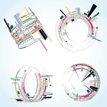 Abstract Background Vectorのイラスト素材