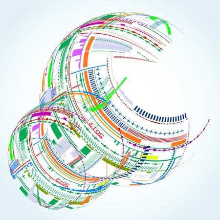 Abstract Background Vectorのイラスト素材