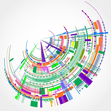 Abstract Background Vectorのイラスト素材