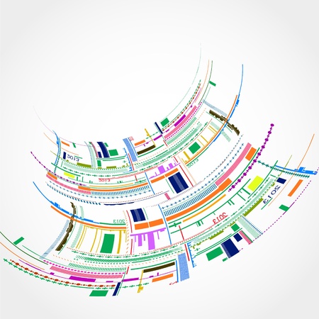 Abstract Background Vectorのイラスト素材