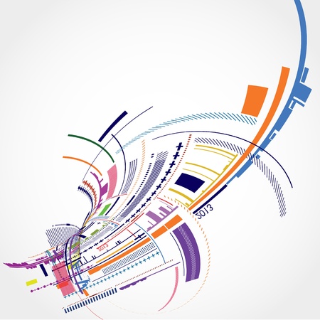 Abstract Background Vectorのイラスト素材