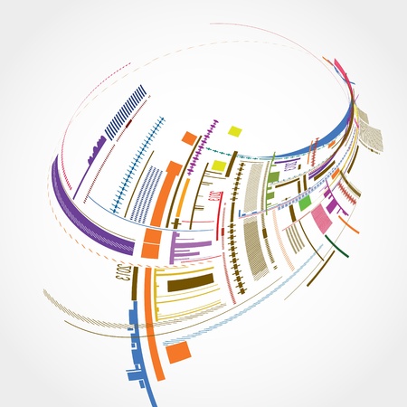Abstract Background のイラスト素材